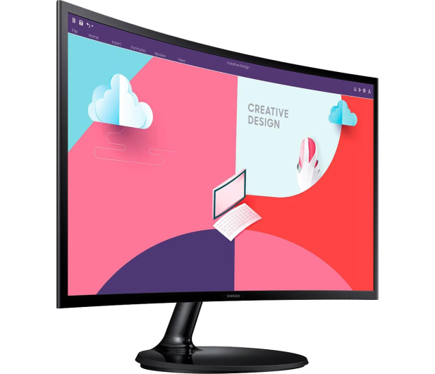 SAMSUNG 24"'' LS24C360EAUXEN Czarny - 1128681 - zdjęcie 3
